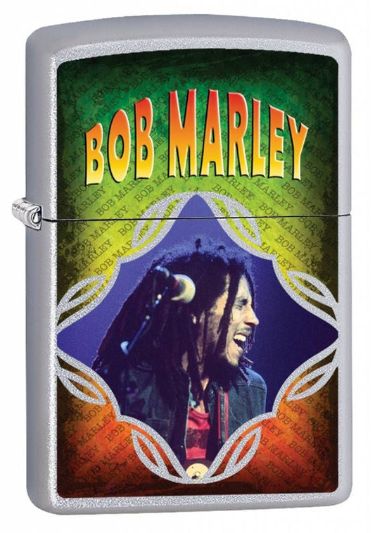 Zippo Bob Marley Vintage Design aansteker vooraanzicht