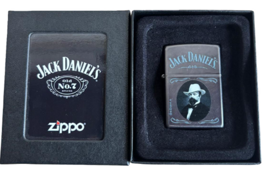 Zippo Limited Edition Jack Daniels Vintage aansteker vooraanzicht