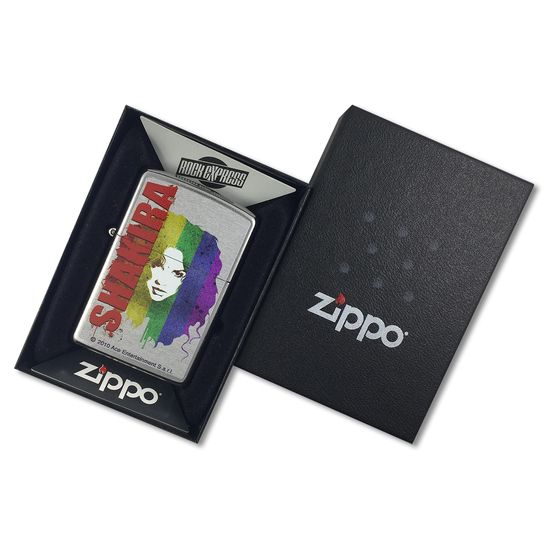 Zippo Shakira Design aansteker achteraanzicht