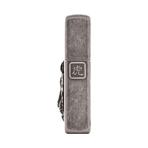 Zippo Tiger Eye aansteker achteraanzicht