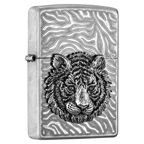 Zippo Tiger Eye aansteker vooraanzicht