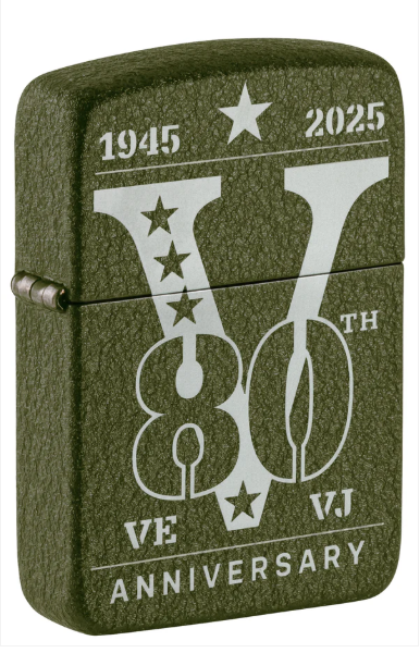Zippo VE/VJ Design 80th Anniversary Limited aansteker achteraanzicht