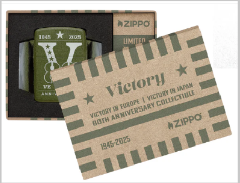 Zippo VE/VJ Design 80th Anniversary Limited aansteker detail 2