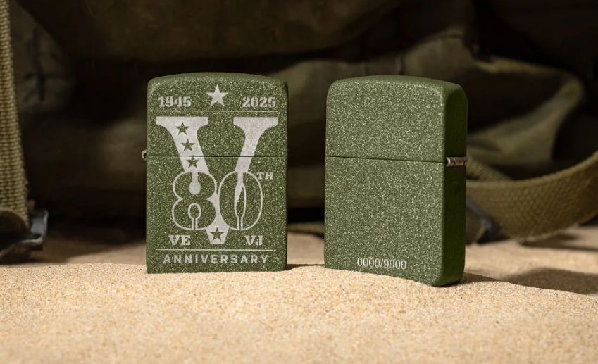 Zippo VE/VJ Design 80th Anniversary Limited aansteker detail 3