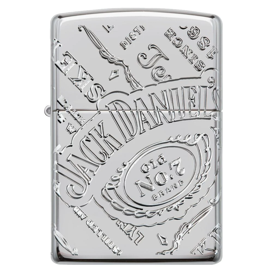 Zippo Aansteker 167 Jack Design - achteraanzicht