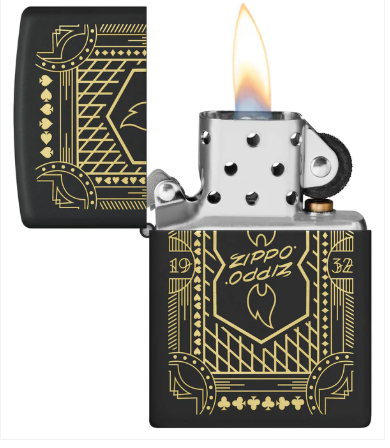 Zippo Aansteker 218 1932 Design - achteraanzicht