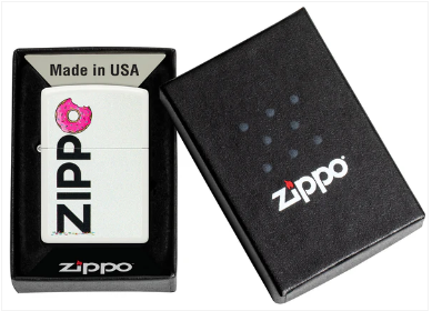 Zippo Aansteker 214 Zippo Donut Design - detail 2