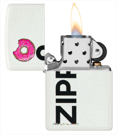 Zippo Aansteker 214 Zippo Donut Design - detail