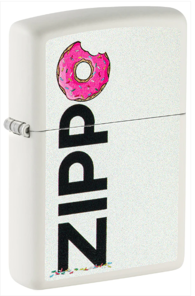 Zippo Aansteker 214 Zippo Donut Design - achteraanzicht