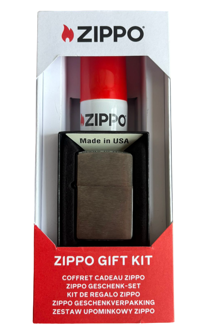 Zippo Giftbox set - Gas - Lighter - Jet Insert - achteraanzicht