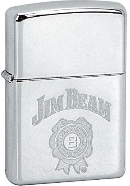 Zippo Jim Beam aansteker vooraanzicht