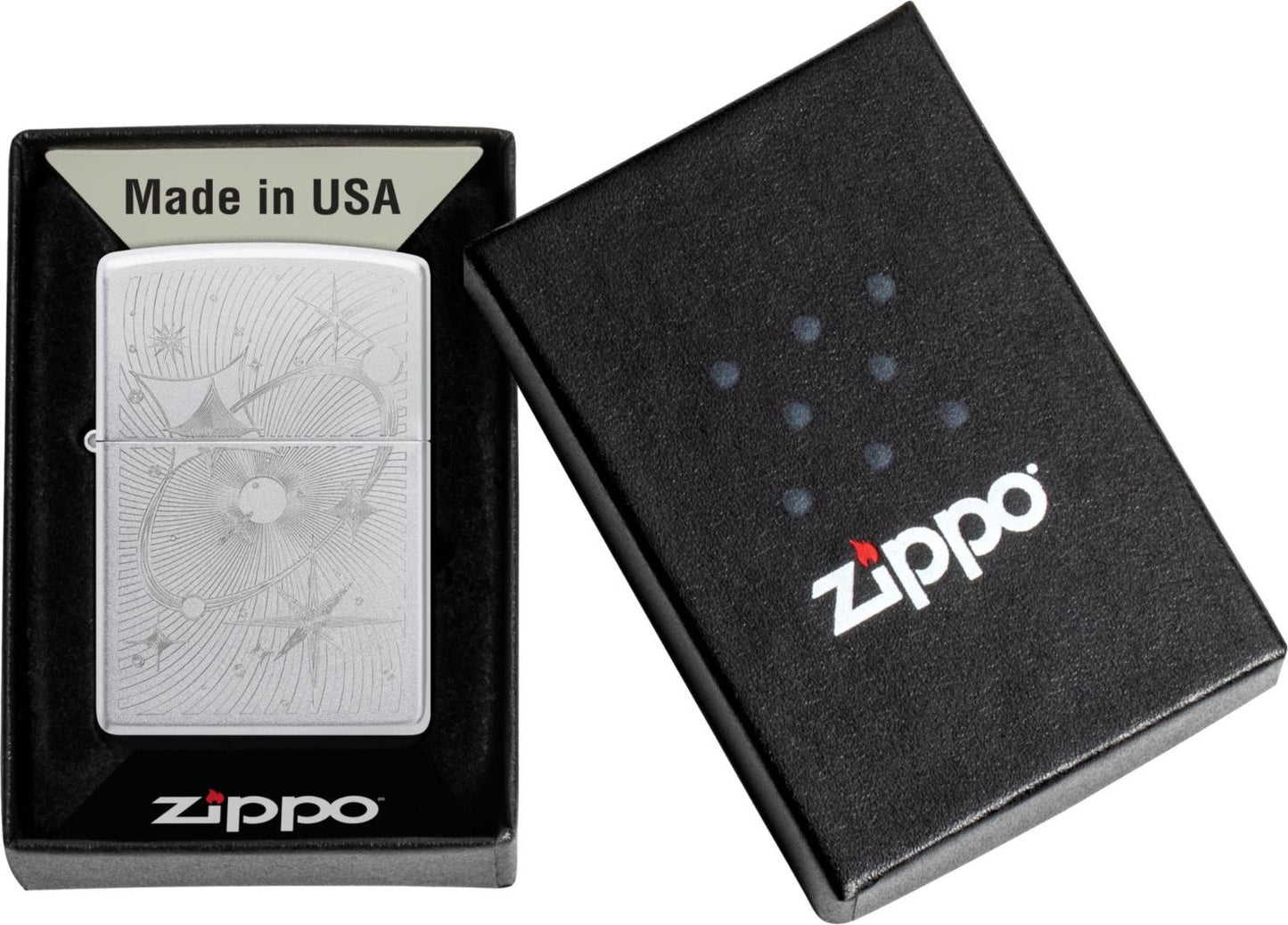 Zippo Aansteker 205 Nostalgia/Vintage - achteraanzicht