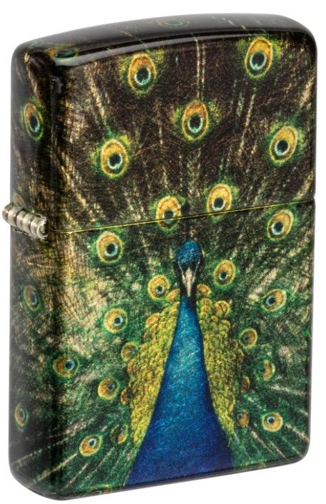 Zippo Peacock aansteker vooraanzicht