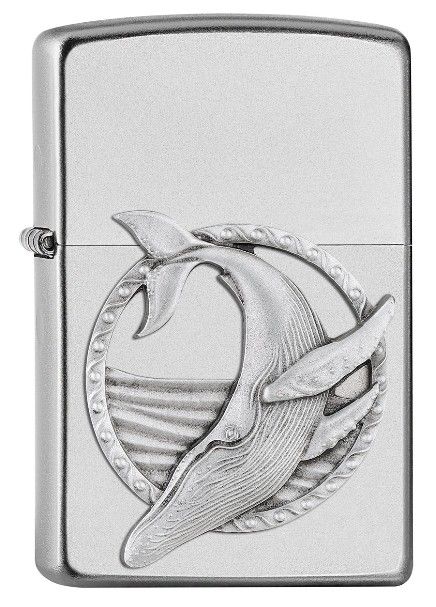 Zippo Aansteker 205 Blue Whale - vooraanzicht